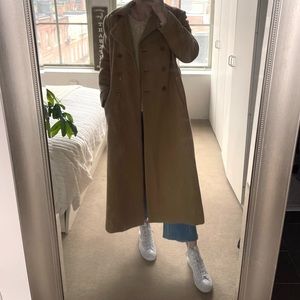 Wool Camel Coat by Harve Benard